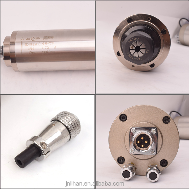 2.2KW 220V Water Cooled CNC Ro - 2.2Kw Water Cooled Spindle Kit Vfd 评论和价格